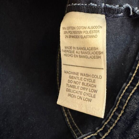 SmileyWorld Denim Jacket Yellow Smile Girls Size 14 - Picture 4 of 6